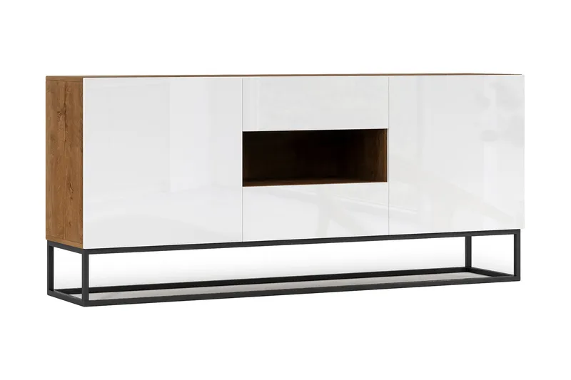 Aneja Byrå 180 cm, Vit