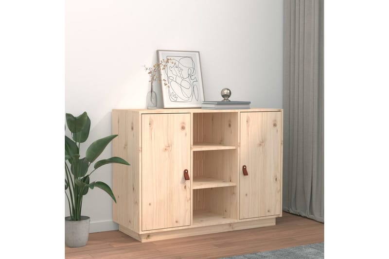 beBasic Byrå 100x40x75 cm massiv furu - Brown - Förvaring - Förvaringsmöbler - Byrå - Hallbyrå