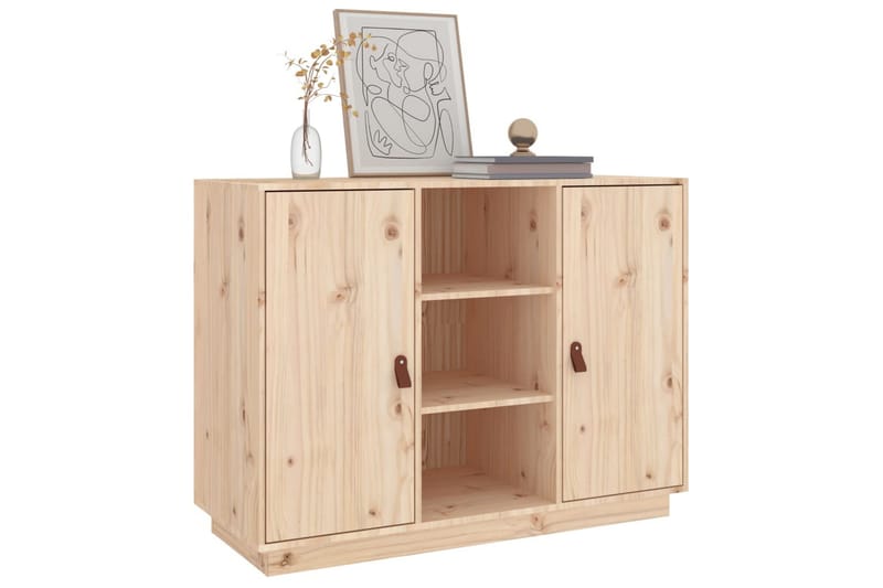 beBasic Byrå 100x40x75 cm massiv furu - Brown - Förvaring - Förvaringsmöbler - Byrå - Hallbyrå