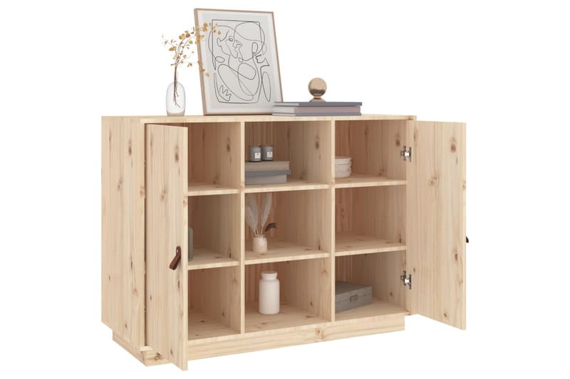beBasic Byrå 100x40x75 cm massiv furu - Brown - Förvaring - Förvaringsmöbler - Byrå - Hallbyrå