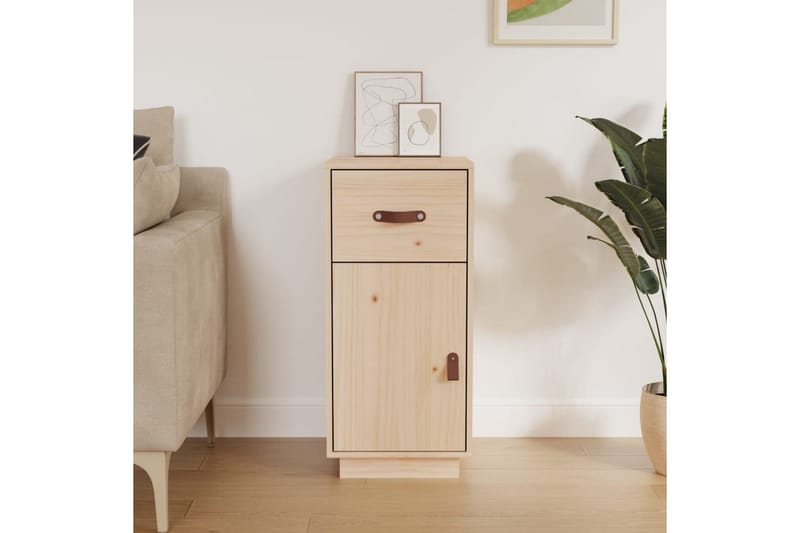 beBasic Byrå 34x40x75 cm massiv furu - Brown - Förvaring - Förvaringsmöbler - Byrå - Hallbyrå