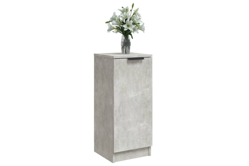 beBasic Byrå betonggrå 30x30x70 cm konstruerat trä - Grey - Hallförvaring - Hallbyrå - Byrå