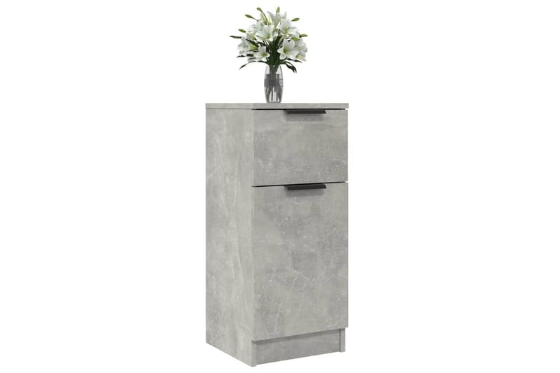 beBasic Byrå betonggrå 30x30x70 cm konstruerat trä - Grey - Hallförvaring - Hallbyrå - Byrå