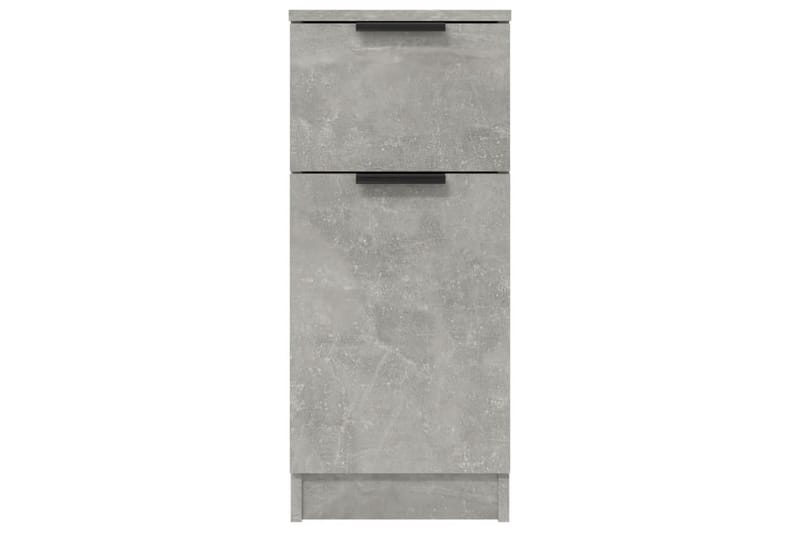 beBasic Byrå betonggrå 30x30x70 cm konstruerat trä - Grey - Hallförvaring - Hallbyrå - Byrå