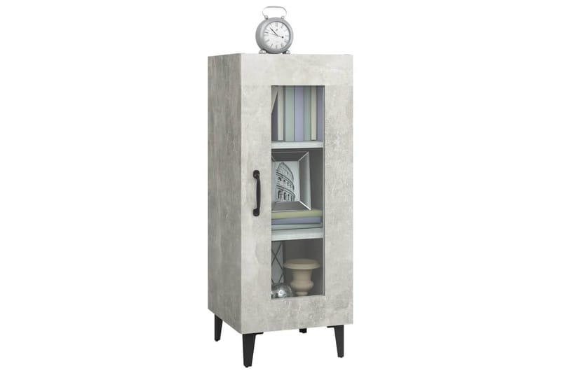 beBasic Byrå betonggrå 34,5x34x90 cm konstruerat trä - Grey - Förvaring - Förvaringsmöbler - Byrå - Hallbyrå