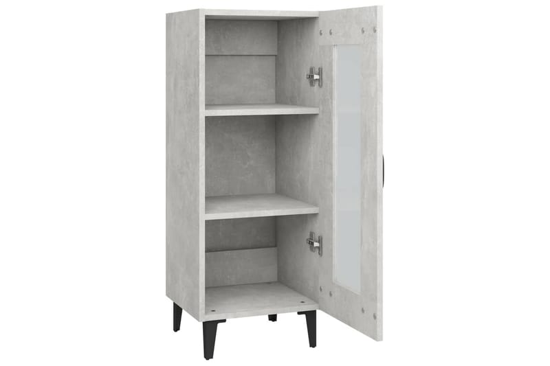 beBasic Byrå betonggrå 34,5x34x90 cm konstruerat trä - Grey - Förvaring - Förvaringsmöbler - Byrå - Hallbyrå