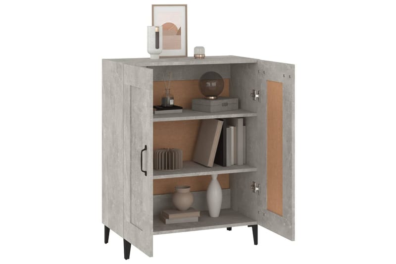 beBasic Byrå betonggrå 69,5x34x90 cm konstruerat trä - Grey - Förvaring - Förvaringsmöbler - Byrå - Hallbyrå