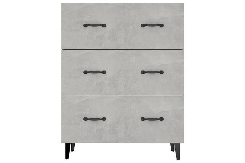 beBasic Byrå betonggrå 69,5x34x90 cm konstruerat trä - Grey - Förvaring - Förvaringsmöbler - Byrå - Hallbyrå