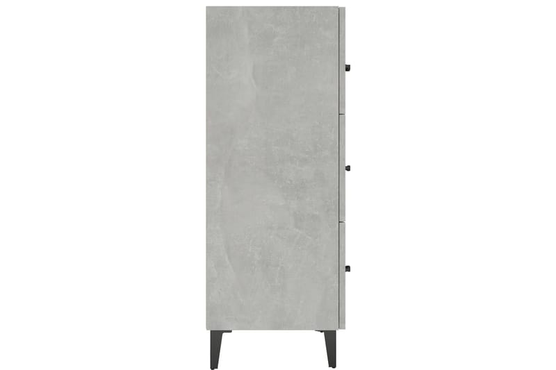 beBasic Byrå betonggrå 69,5x34x90 cm konstruerat trä - Grey - Förvaring - Förvaringsmöbler - Byrå - Hallbyrå