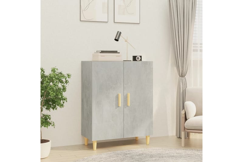 beBasic Byrå betonggrå 70x34x90 cm konstruerat trä - Grey - Förvaring - Förvaringsmöbler - Byrå - Hallbyrå