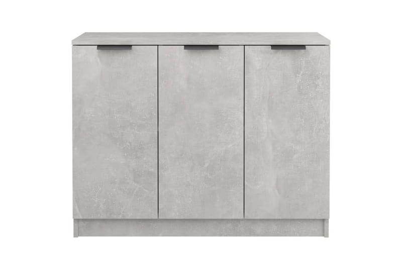 beBasic Byrå betonggrå 90,5x30x70 cm konstruerat trä - Grey - Byrå - Hallförvaring