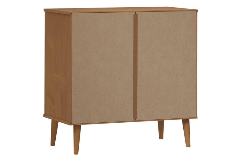 beBasic Byrå brun 80x40x80 cm massivt furuträ - Brown - Förvaring - Förvaringsmöbler - Byrå - Hallbyrå