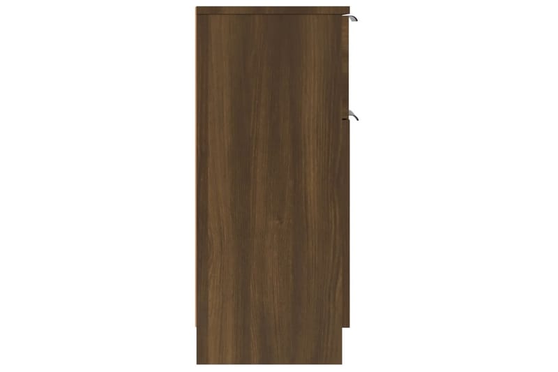 beBasic Byrå brun ek 30x30x70 cm konstruerat trä - Brown - Hallförvaring - Hallbyrå - Byrå