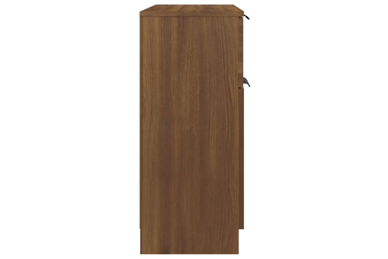 beBasic Byrå brun ek 60x30x70 cm konstruerat trä - Brown - Hallförvaring - Hallbyrå - Byrå