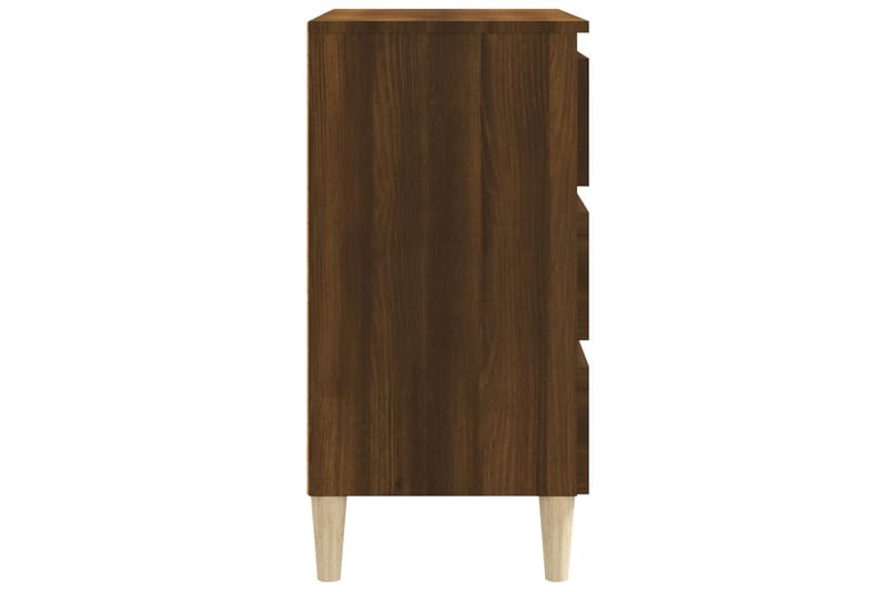beBasic Byrå brun ek 60x35x69 cm konstruerat trä - Brown - Hallförvaring - Hallbyrå - Byrå