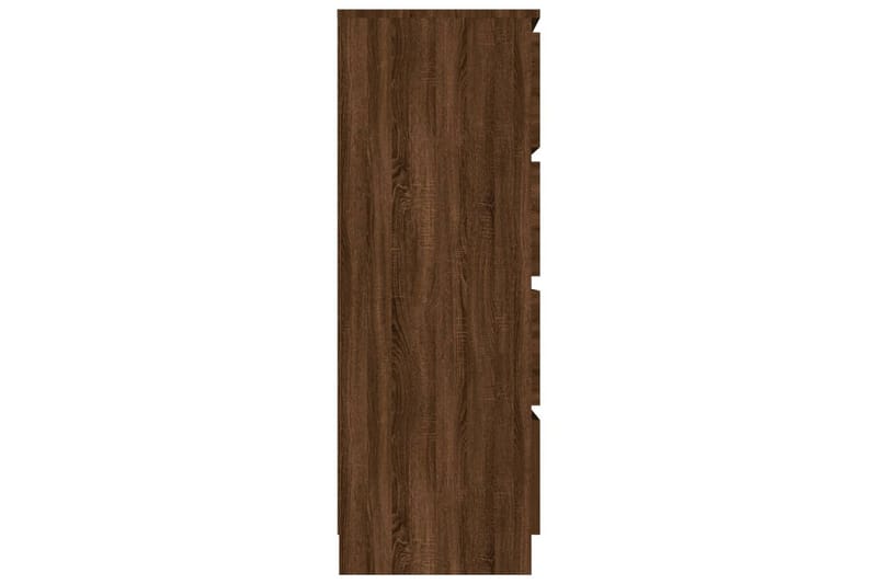 beBasic Byrå brun ek 60x35x98,5 cm konstruerat trä - Brown - Hallförvaring - Hallbyrå - Byrå