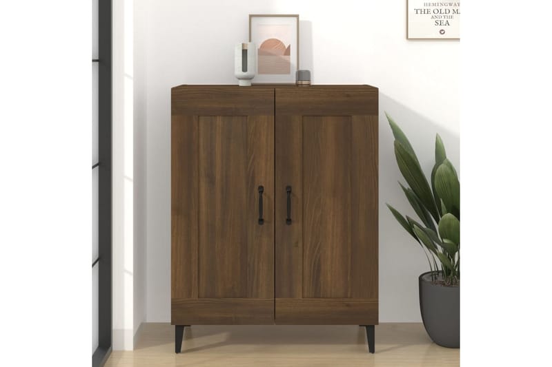 beBasic Byrå brun ek 69,5x34x90 cm konstruerat trä - Brown - Förvaring - Förvaringsmöbler - Byrå - Hallbyrå