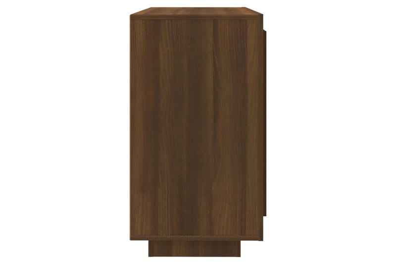 beBasic Byrå brun ek 80x40x75 cm konstruerat trä - Brown - Förvaring - Förvaringsmöbler - Byrå - Hallbyrå