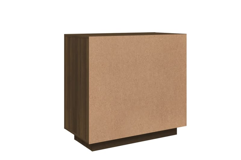 beBasic Byrå brun ek 80x40x75 cm konstruerat trä - Brown - Förvaring - Förvaringsmöbler - Byrå - Hallbyrå