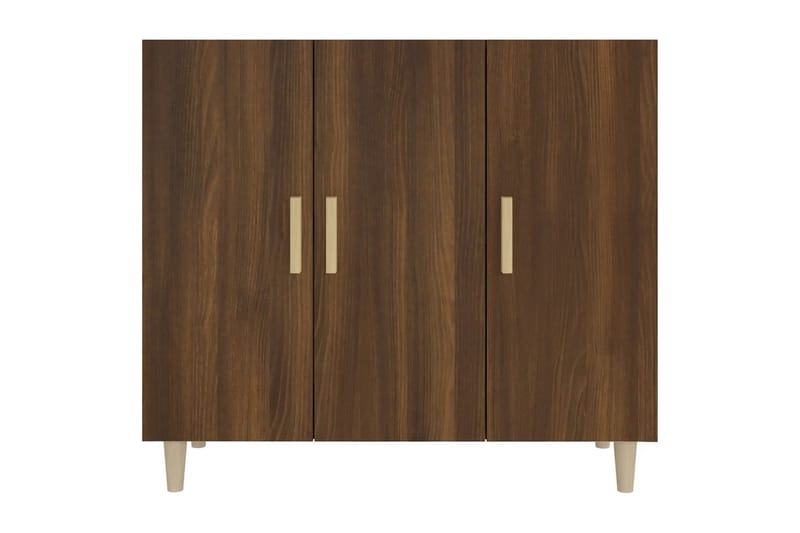 beBasic Byrå brun ek 90x34x80 cm konstruerat trä - Brown - Förvaring - Förvaringsmöbler - Byrå - Hallbyrå