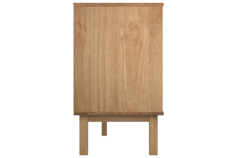 beBasic Byrå brun och grå 113,5x39,5x73 cm massivt furuträ - Grey - Förvaring - Förvaringsmöbler - Byrå