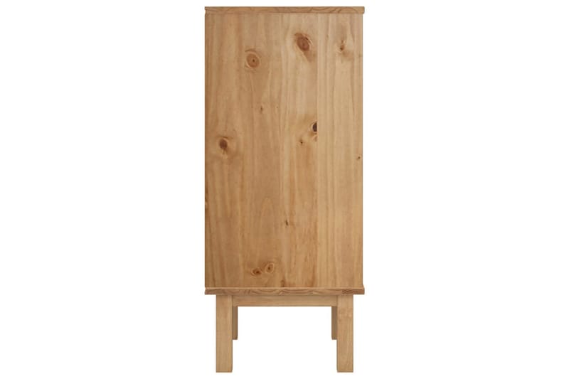 beBasic Byrå brun och grå 46x39,5x90 cm massivt furuträ - Grey - Förvaring - Förvaringsmöbler - Byrå - Hallbyrå