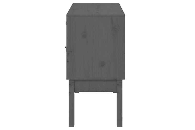 beBasic Byrå grå 110x40x78 cm massiv furu - Grey - Förvaring - Förvaringsmöbler - Byrå