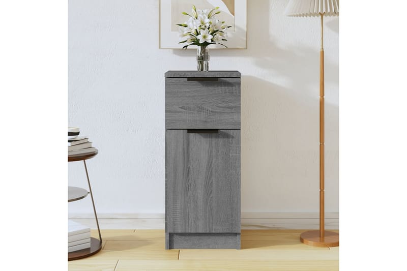 beBasic Byrå grå sonoma 30x30x70 cm konstruerat trä - Grey - Förvaring - Förvaringsmöbler - Byrå - Hallbyrå
