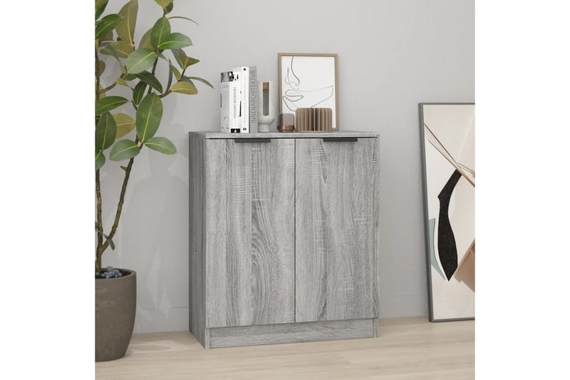 beBasic Byrå grå sonoma 60x30x70 cm konstruerat trä - Grey - Förvaring - Förvaringsmöbler - Byrå - Hallbyrå