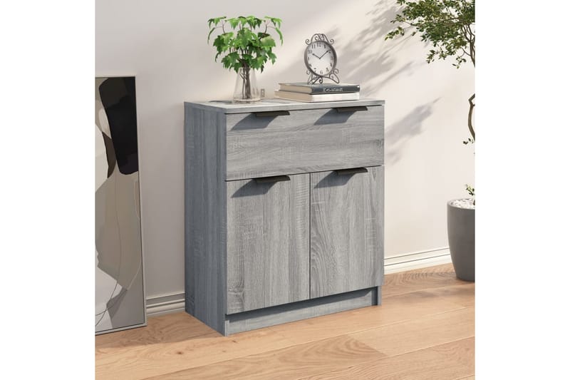 beBasic Byrå grå sonoma 60x30x70 cm konstruerat trä - Grey - Förvaring - Förvaringsmöbler - Byrå - Hallbyrå