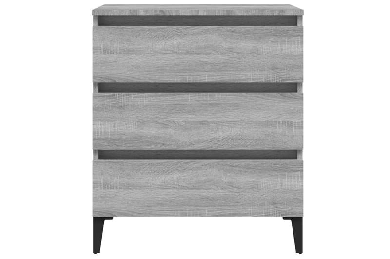 beBasic Byrå grå sonoma 60x35x69 cm konstruerat trä - Grey - Hallförvaring - Hallbyrå - Byrå