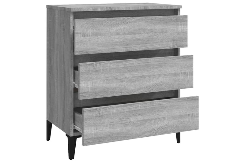 beBasic Byrå grå sonoma 60x35x69 cm konstruerat trä - Grey - Förvaring - Förvaringsmöbler - Byrå - Hallbyrå