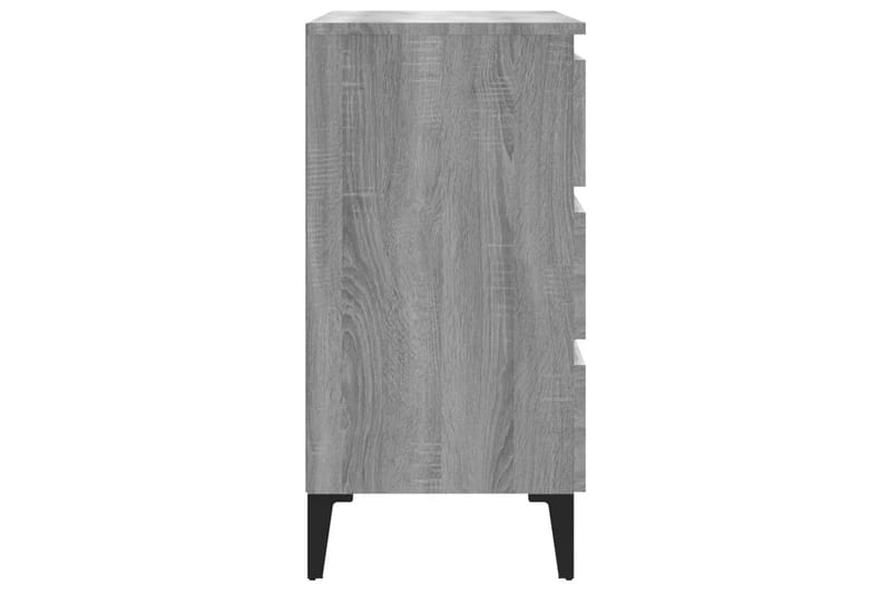 beBasic Byrå grå sonoma 60x35x69 cm konstruerat trä - Grey - Förvaring - Förvaringsmöbler - Byrå - Hallbyrå