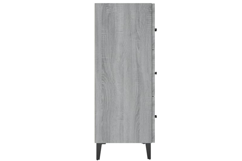 beBasic Byrå grå sonoma 69,5x34x90 cm konstruerat trä - Grey - Förvaring - Förvaringsmöbler - Byrå - Hallbyrå