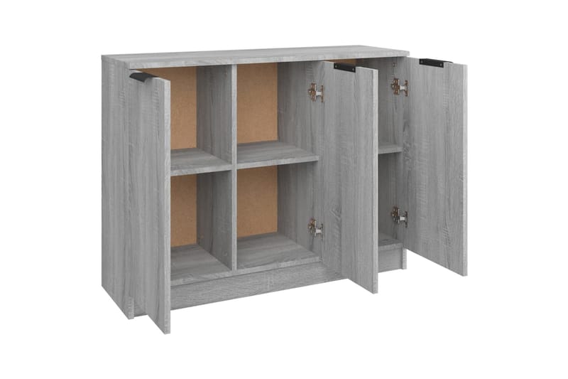 beBasic Byrå grå sonoma 90,5x30x70 cm konstruerat trä - Grey - Förvaring - Förvaringsmöbler - Byrå - Hallbyrå