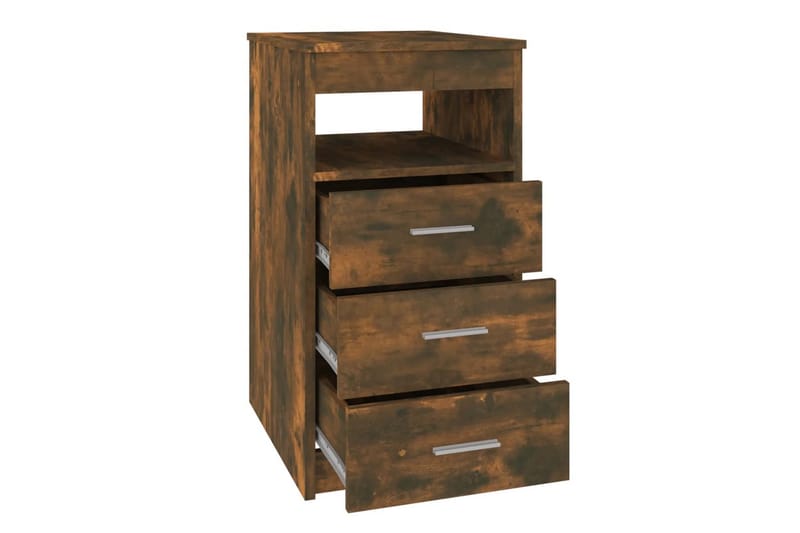 beBasic Byrå rökfärgad ek 40x50x76 cm konstruerat trä - Brown - Förvaring - Förvaringsmöbler - Byrå - Hallbyrå
