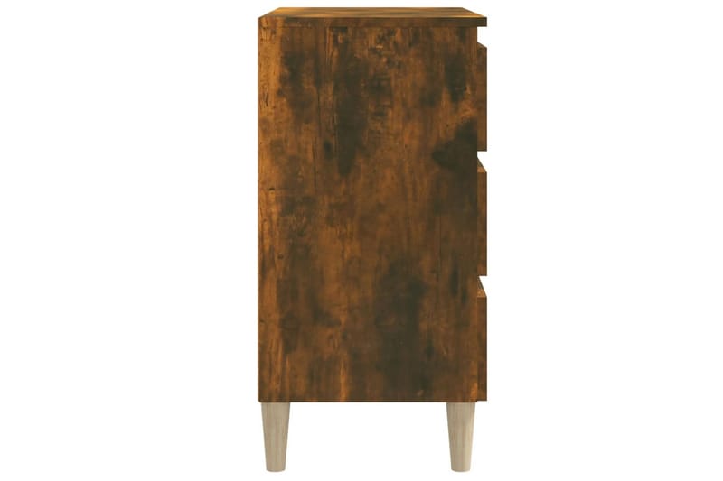 beBasic Byrå rökfärgad ek 60x35x69 cm konstruerat trä - Brown - Förvaring - Förvaringsmöbler - Byrå - Hallbyrå