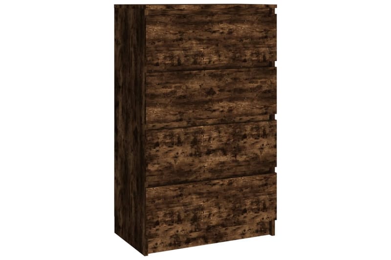 beBasic Byrå rökfärgad ek 60x35x98,5 cm konstruerat trä - Brown - Förvaring - Förvaringsmöbler - Byrå - Hallbyrå