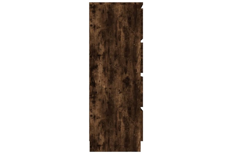 beBasic Byrå rökfärgad ek 60x35x98,5 cm konstruerat trä - Brown - Förvaring - Förvaringsmöbler - Byrå - Hallbyrå
