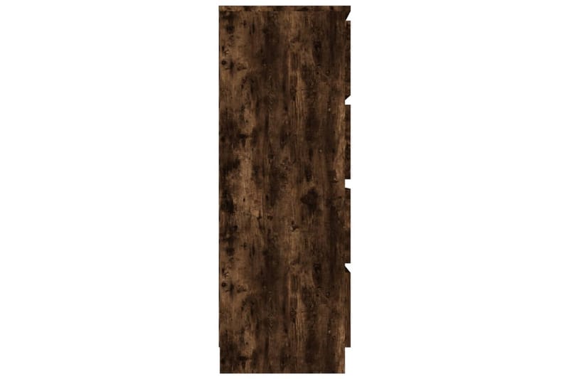 beBasic Byrå rökfärgad ek 60x35x98,5 cm konstruerat trä - Brown - Hallförvaring - Hallbyrå - Byrå