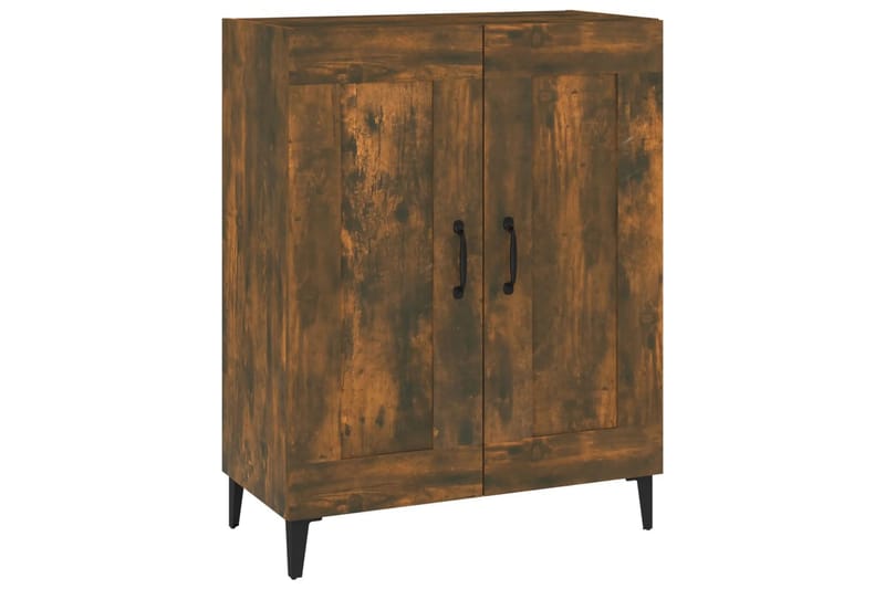 beBasic Byrå rökfärgad ek 69,5x34x90 cm konstruerat trä - Brown - Förvaring - Förvaringsmöbler - Byrå - Hallbyrå