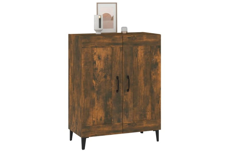beBasic Byrå rökfärgad ek 69,5x34x90 cm konstruerat trä - Brown - Förvaring - Förvaringsmöbler - Byrå - Hallbyrå