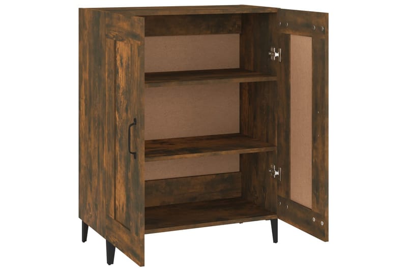 beBasic Byrå rökfärgad ek 69,5x34x90 cm konstruerat trä - Brown - Förvaring - Förvaringsmöbler - Byrå - Hallbyrå