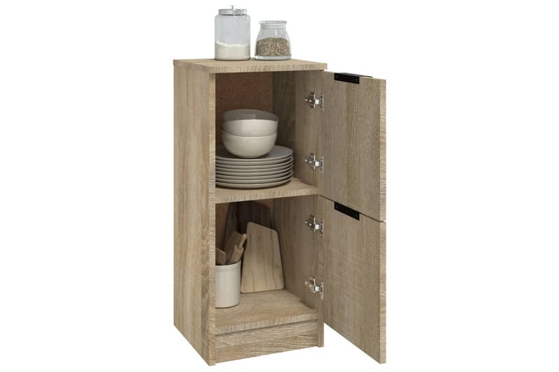 beBasic Byrå sonoma-ek 30x30x70 cm konstruerat trä - Brown - Förvaring - Förvaringsmöbler - Byrå - Hallbyrå