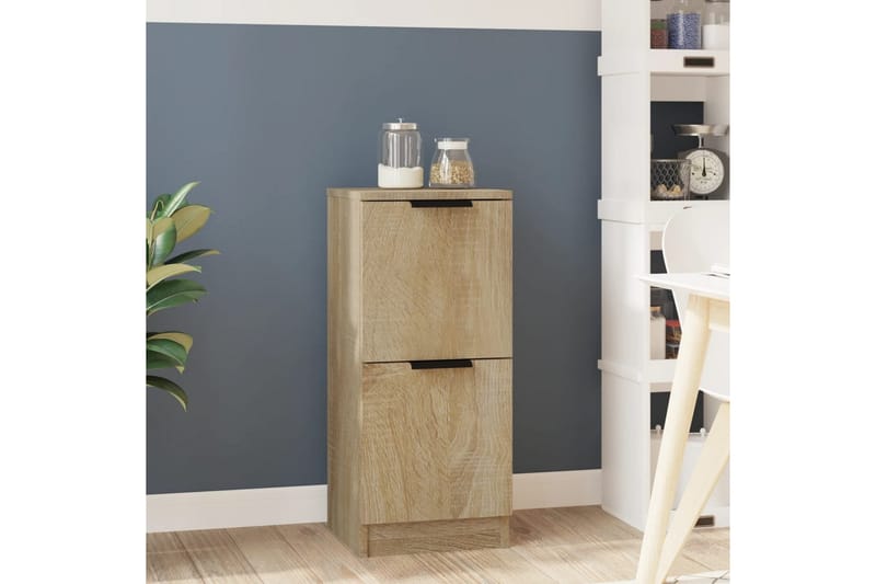 beBasic Byrå sonoma-ek 30x30x70 cm konstruerat trä - Brown - Förvaring - Förvaringsmöbler - Byrå - Hallbyrå