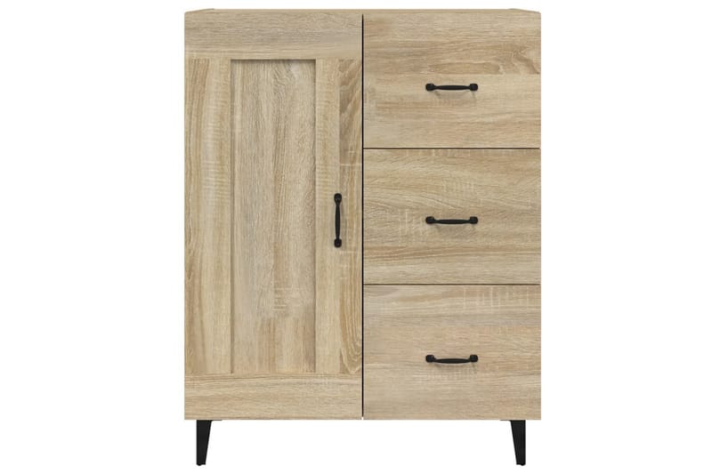 beBasic Byrå sonoma-ek 69,5x34x90 cm konstruerat trä - Brown - Förvaring - Förvaringsmöbler - Byrå - Hallbyrå