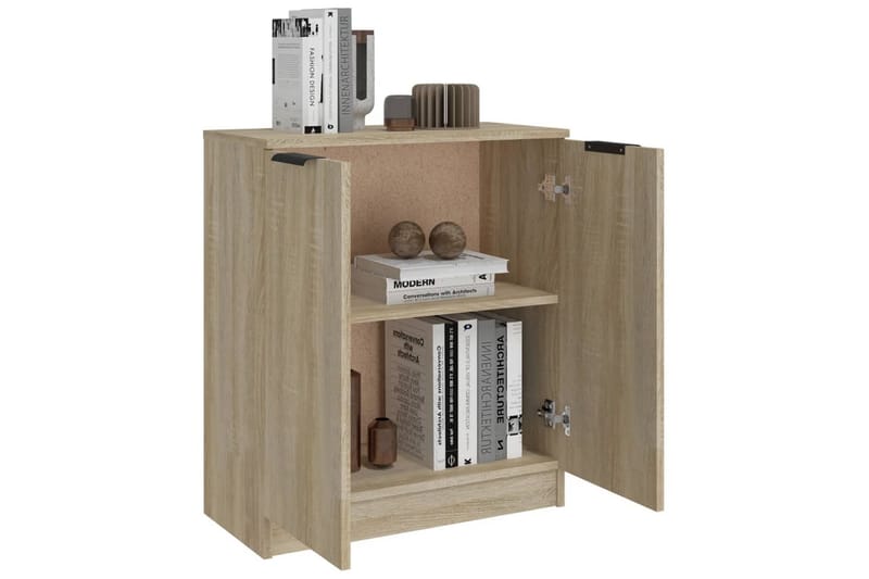 beBasic Byrå sonoma-ek 80x40x75 cm konstruerat trä - Brown - Förvaring - Förvaringsmöbler - Byrå - Hallbyrå