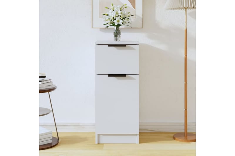 beBasic Byrå vit 30x30x70 cm konstruerat trä - White - Förvaring - Förvaringsmöbler - Byrå - Hallbyrå