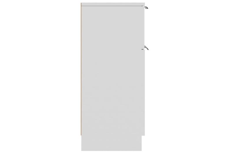 beBasic Byrå vit 30x30x70 cm konstruerat trä - White - Hallförvaring - Hallbyrå - Byrå