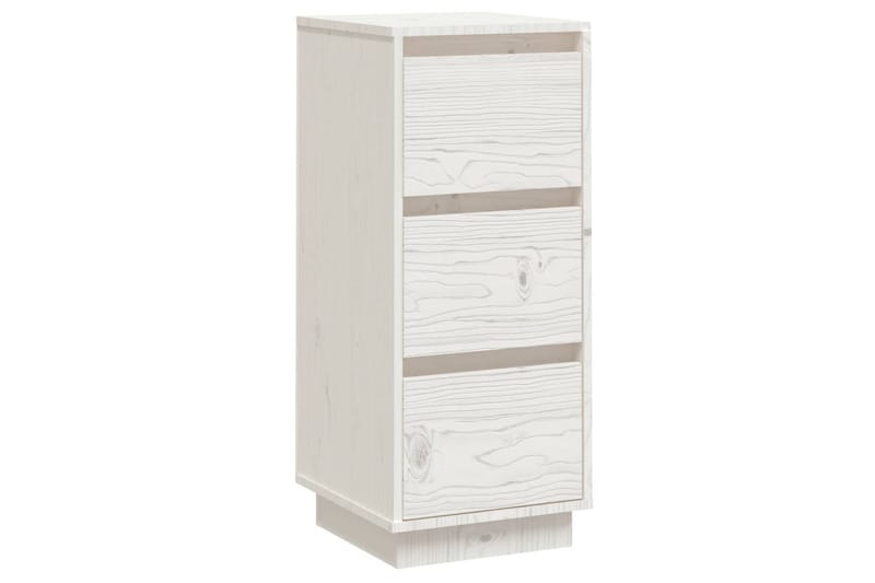 beBasic Byrå vit 32x34x75 cm massiv furu - White - Förvaring - Förvaringsmöbler - Byrå - Hallbyrå